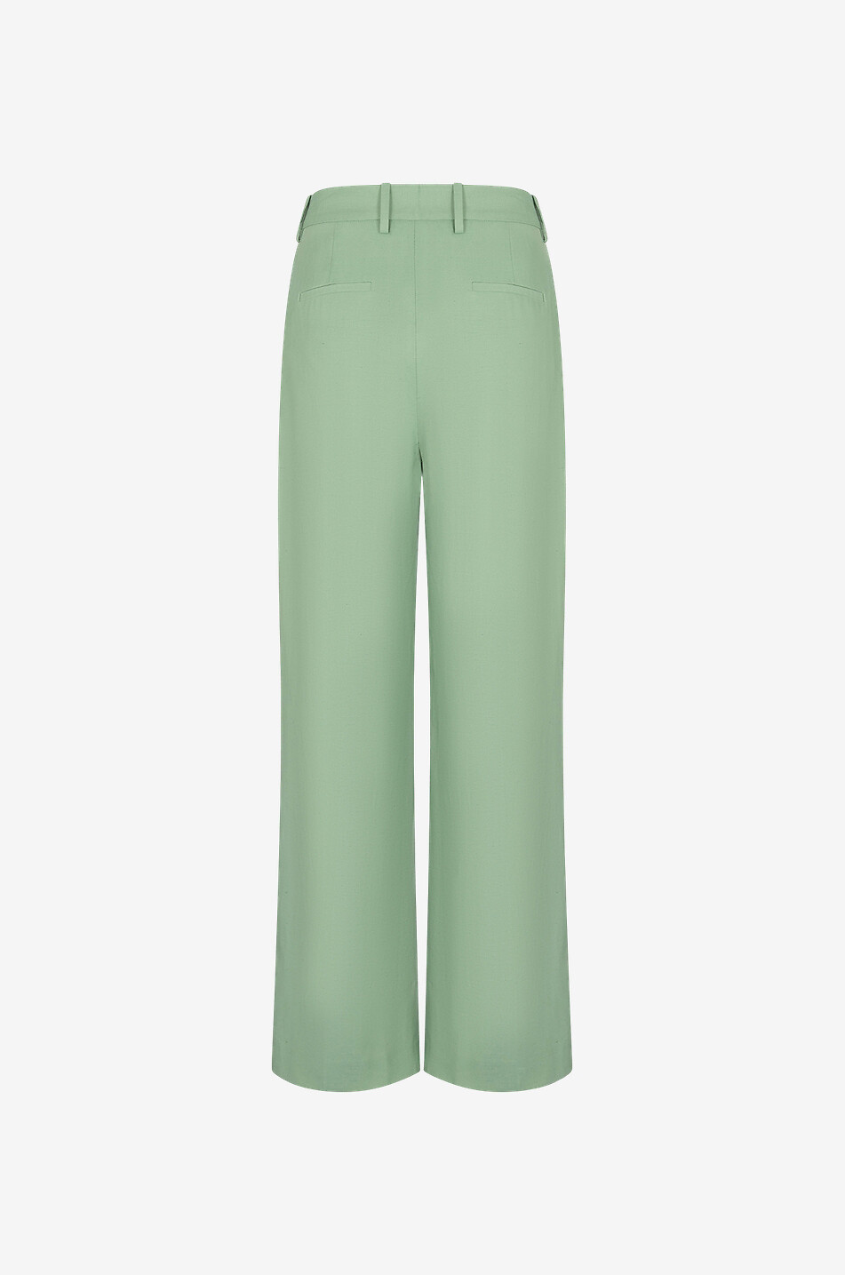 Pantalon à jambes larges en viscose et lin Cadar