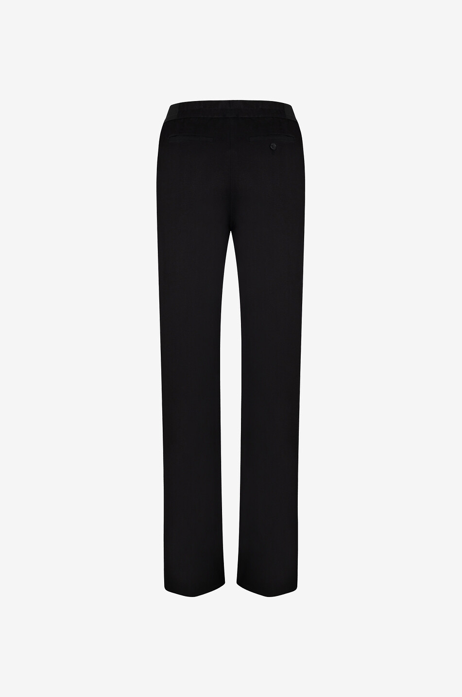 LOULOU STUDIO Pantalon à jambes larges en viscose et lin Takaroa Femme NOIR 2
