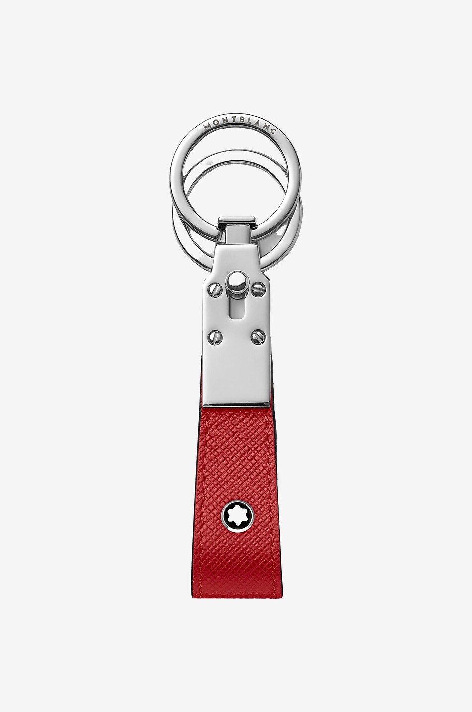 MONTBLANC Schlüsselring aus Saffianoleder Sartorial Herren ROT 1