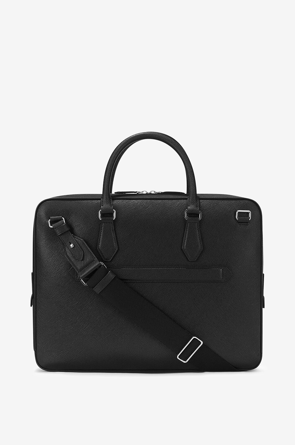 MONTBLANC Porte-document en cuir saffiano Sartorial Medium Homme NOIR 3