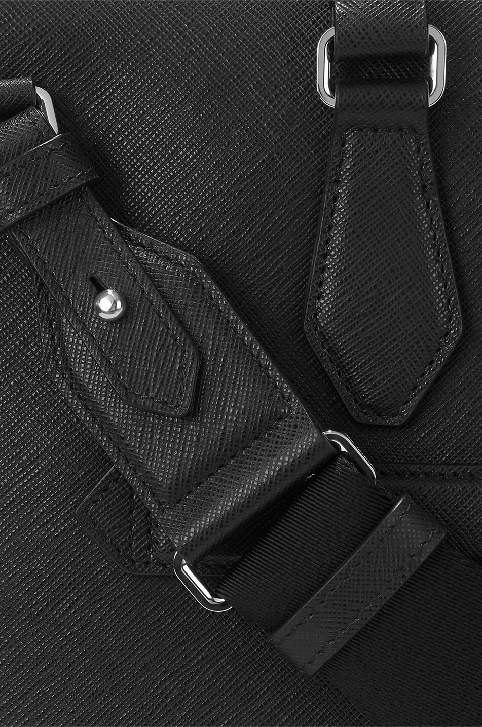 MONTBLANC Porte-document en cuir saffiano Sartorial Medium Homme NOIR 7