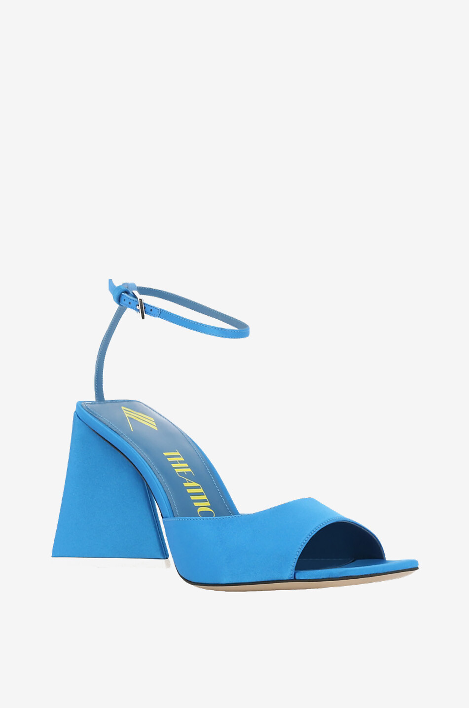 THE ATTICO Absatz-Sandalen aus Satin Piper 85 Damen BLAU 1