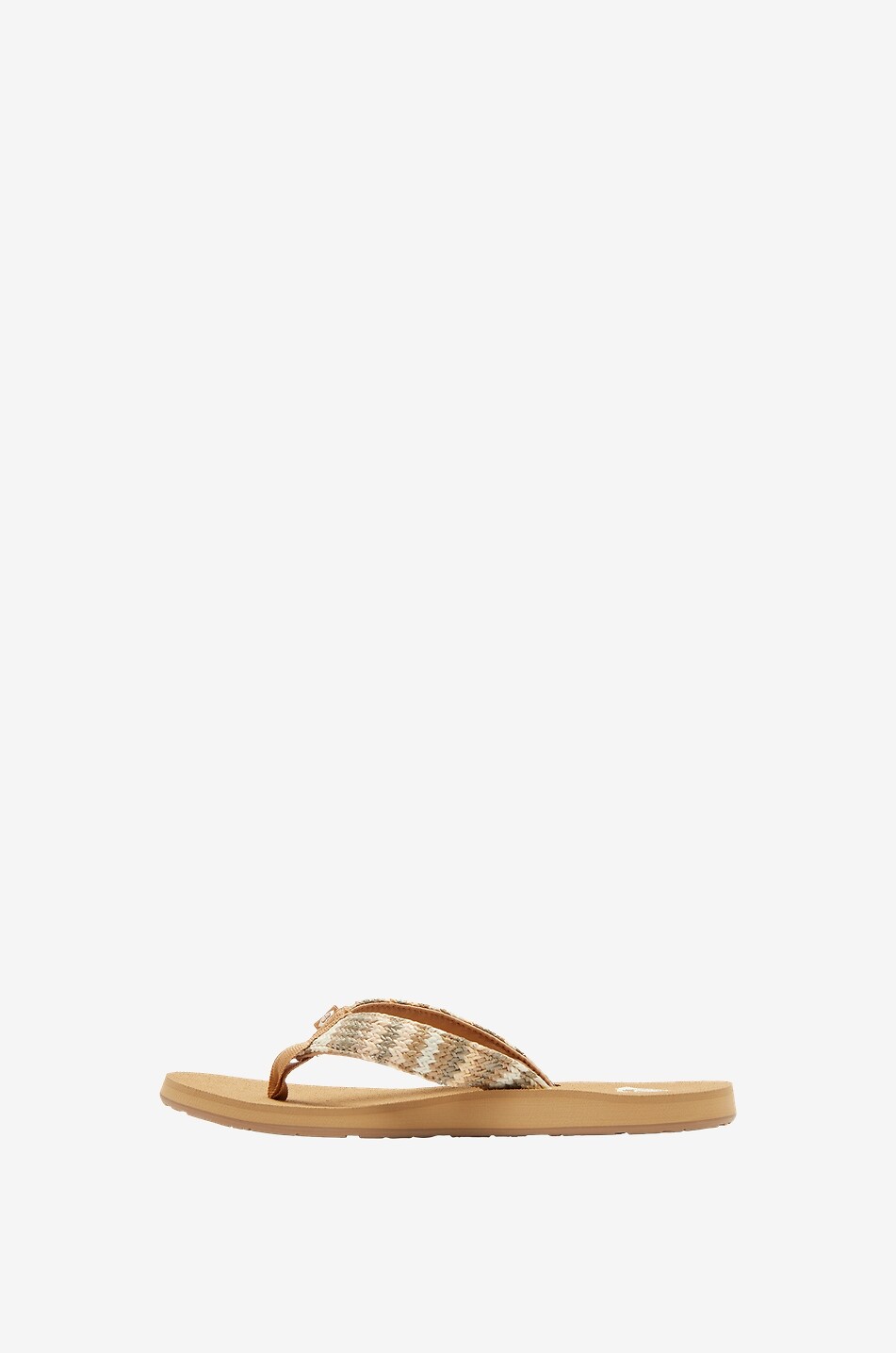 Geflochtene Bast-Flip-Flops Porto Raffia
