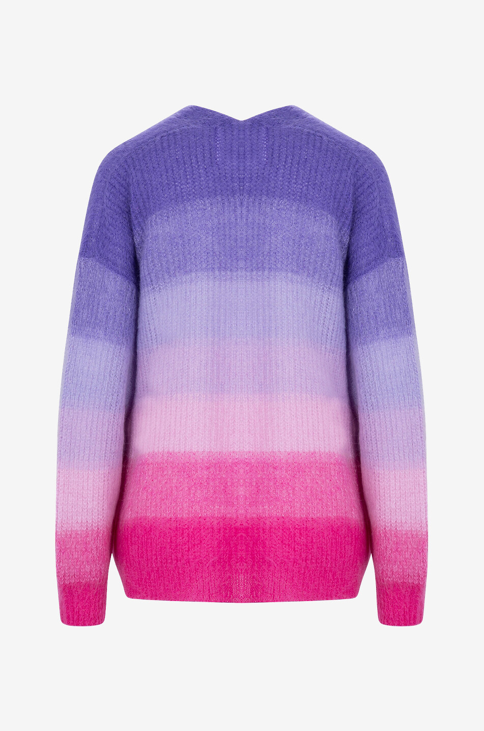 MARANT ETOILE Dana colour gradient mohair cardigan Women MULTI COLOURED 2