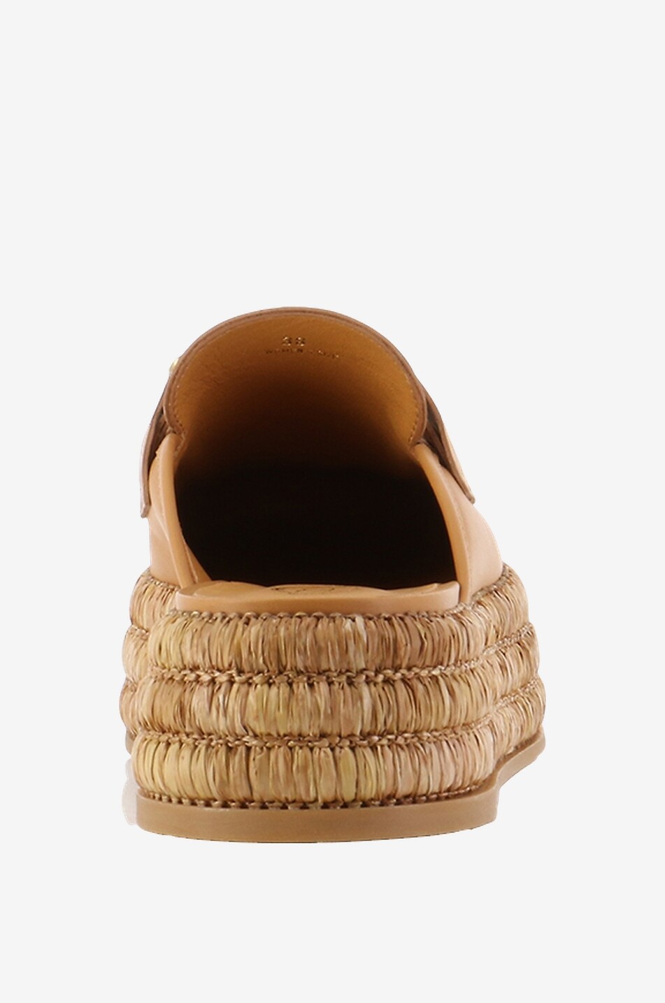 TOD'S Kate leather platform mules Women BEIGE 4