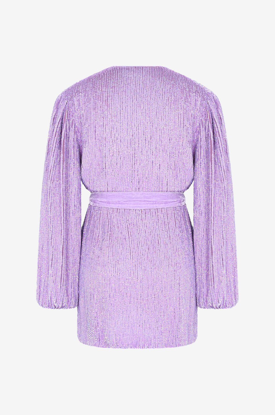 RETROFETE Mini-Wickelkleid mit Pailletten Gabrielle Robe Damen HELLVIOLETT 2