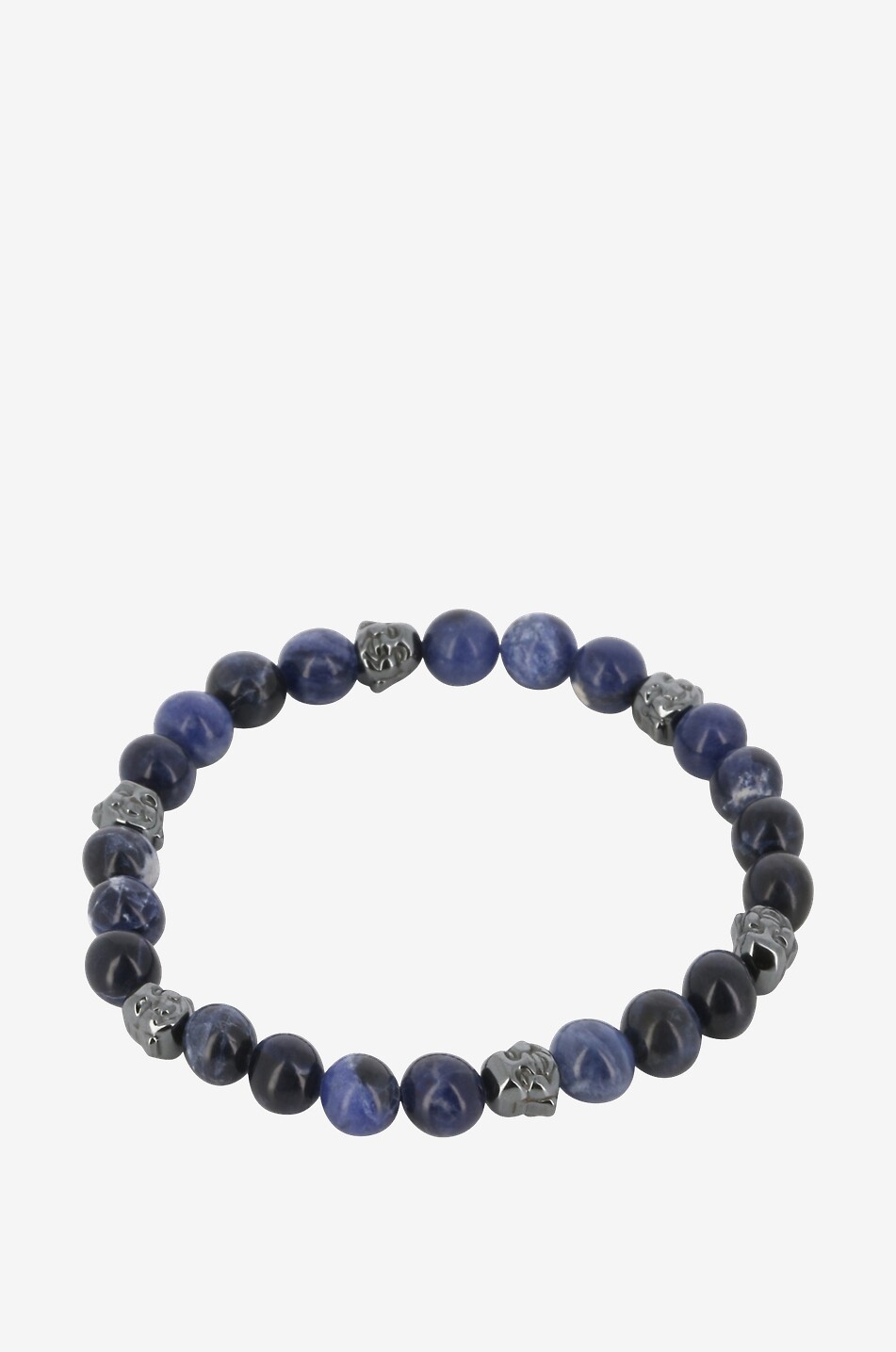 MON ART FIRENZE Armband aus Steinen Buddha Herren BLAU 1