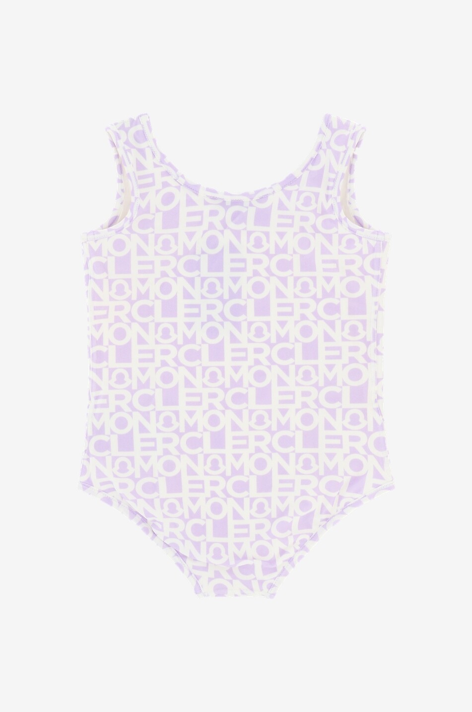 MONCLER Logo Allover baby swimsuit Baby PINK 2