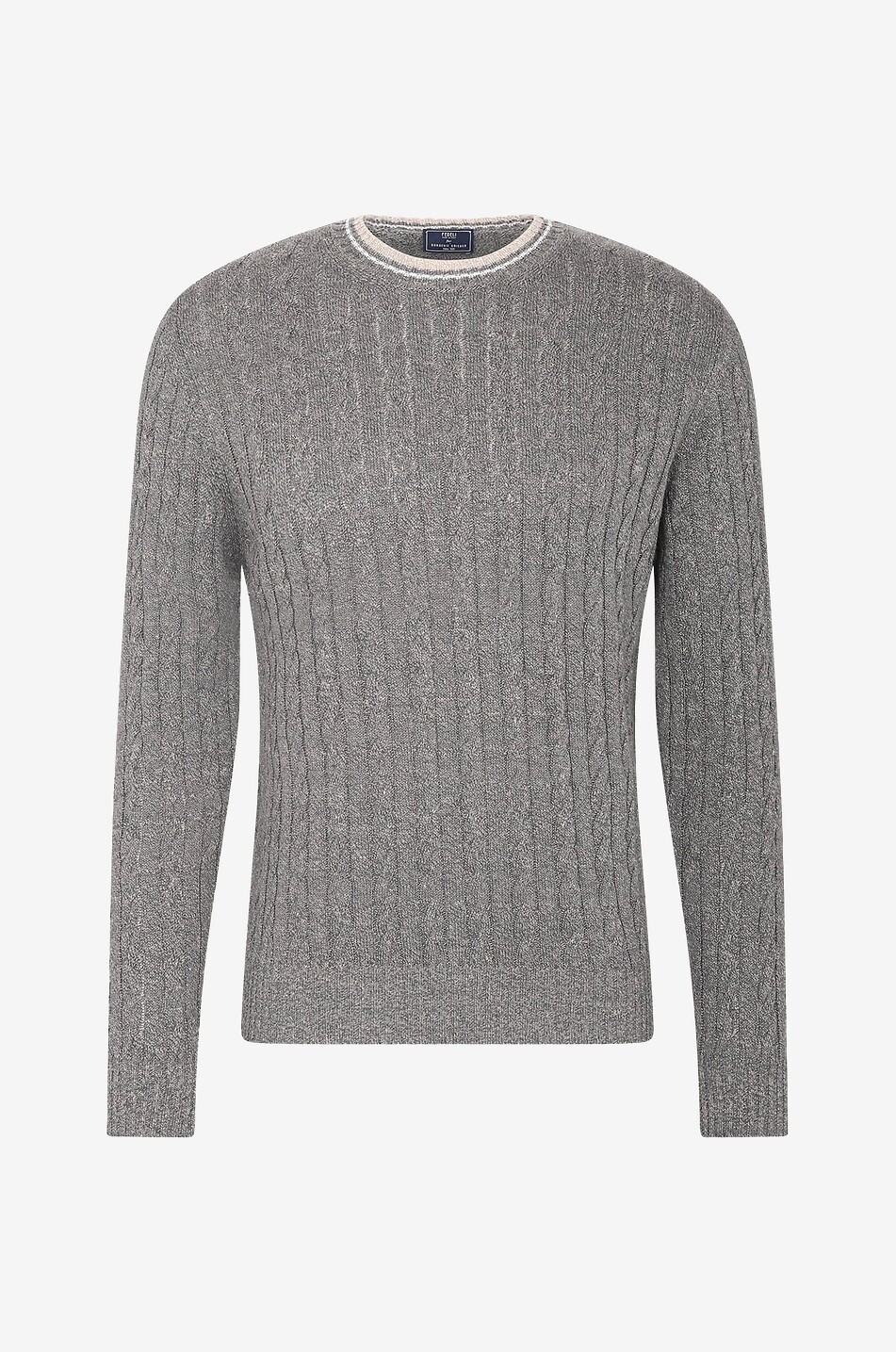 Pull col rond en coton Luis