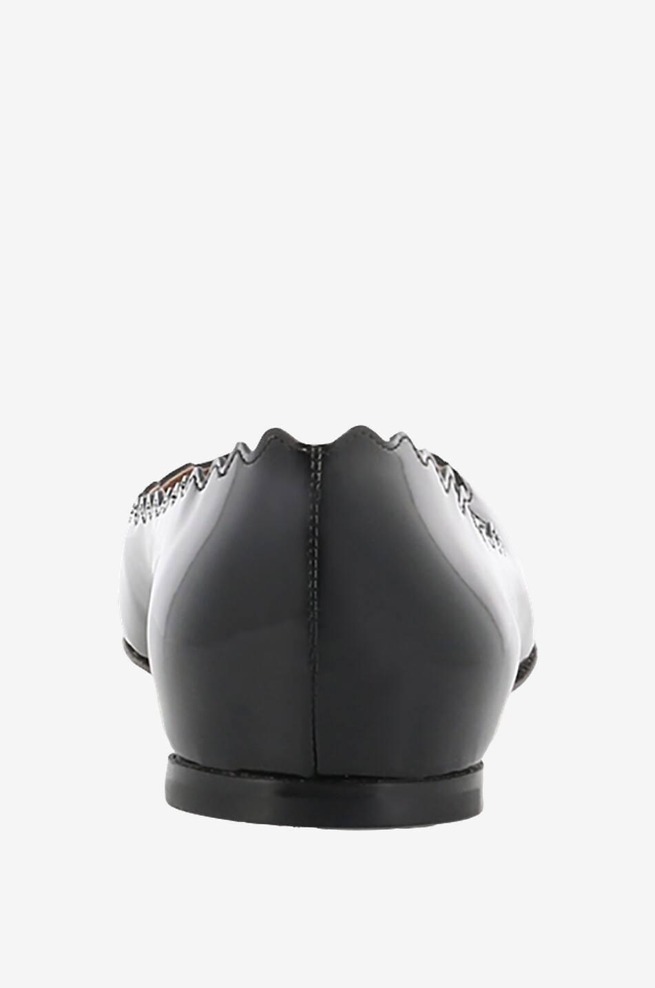 CHLOE Ballerines en cuir verni Lauren Femme NOIR 4