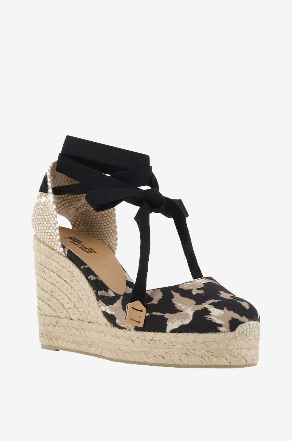 Espadrilles compensées en toile Carina