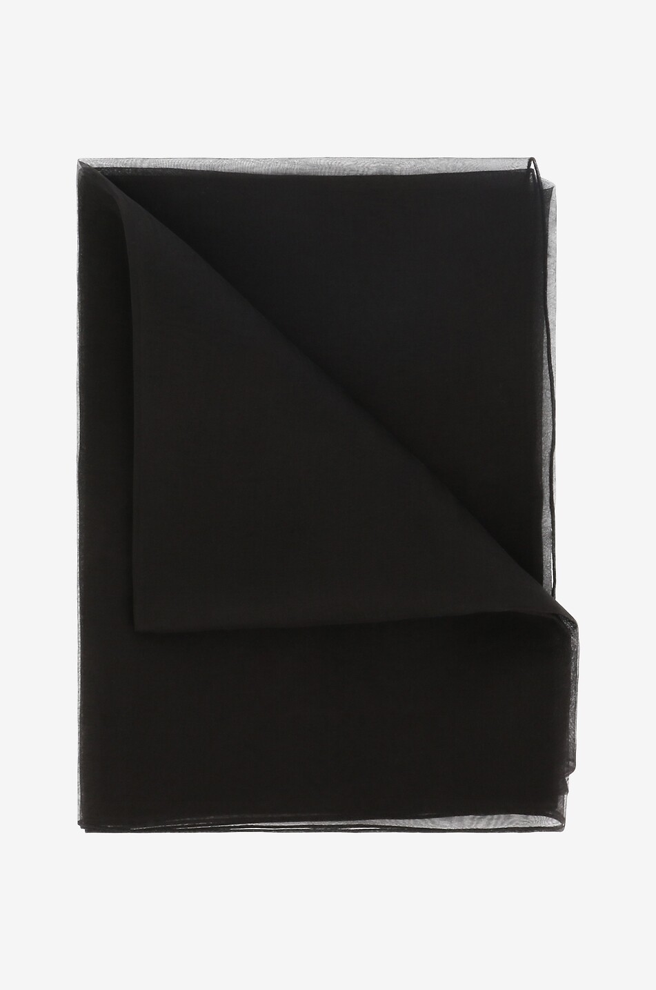 GAYNOR Étole unie en soie Fru Femme NOIR 2