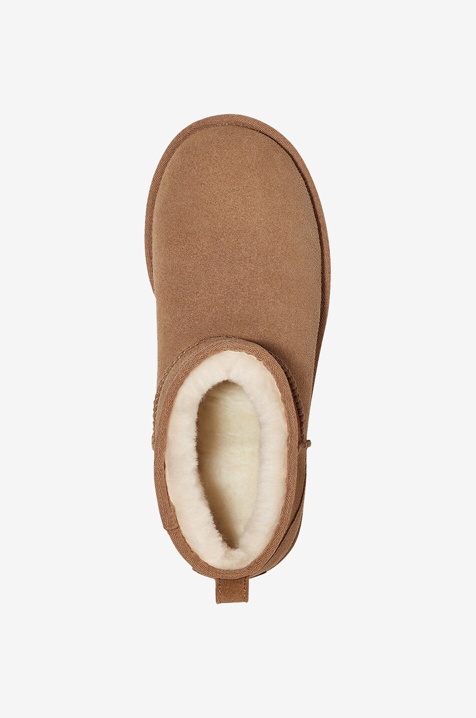 UGG Bottines après-ski en daim et peau lainée Classic Ultra Mini Platform Femme CAMEL 5