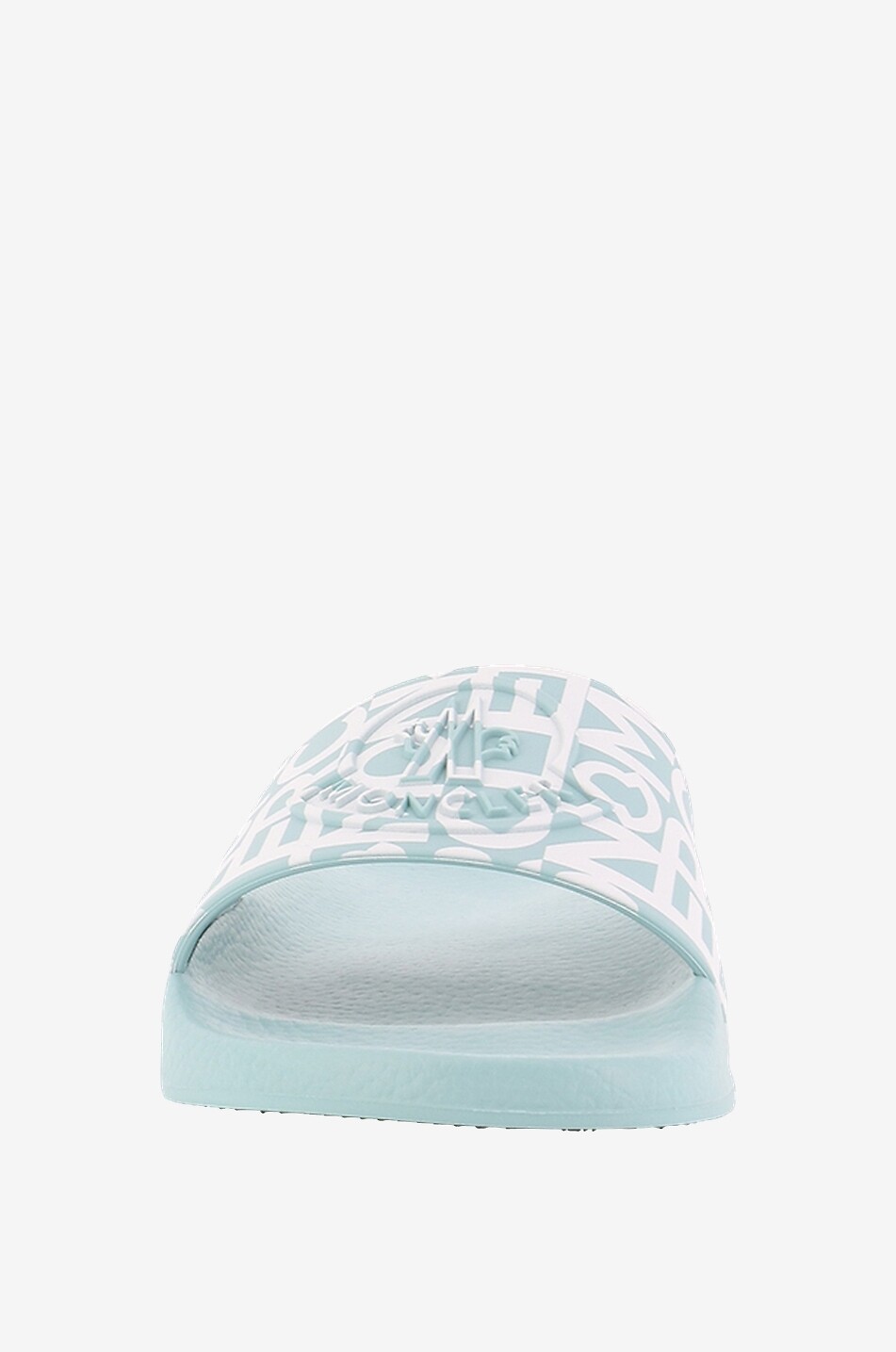 MONCLER PVC-Badeschuhe mit Logoprint Jeanne Damen BLAU 2