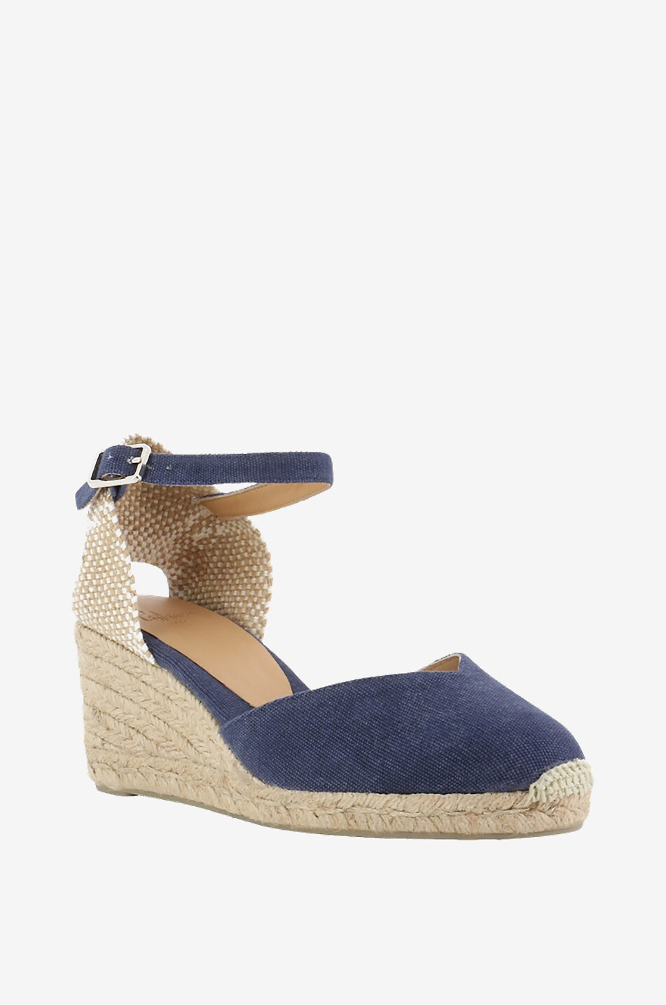 Espadrilles compensées en toile délavée Chiarita 50