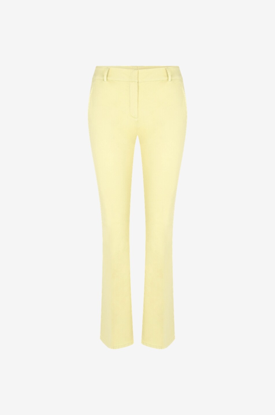 Aylen twill bootcut trousers