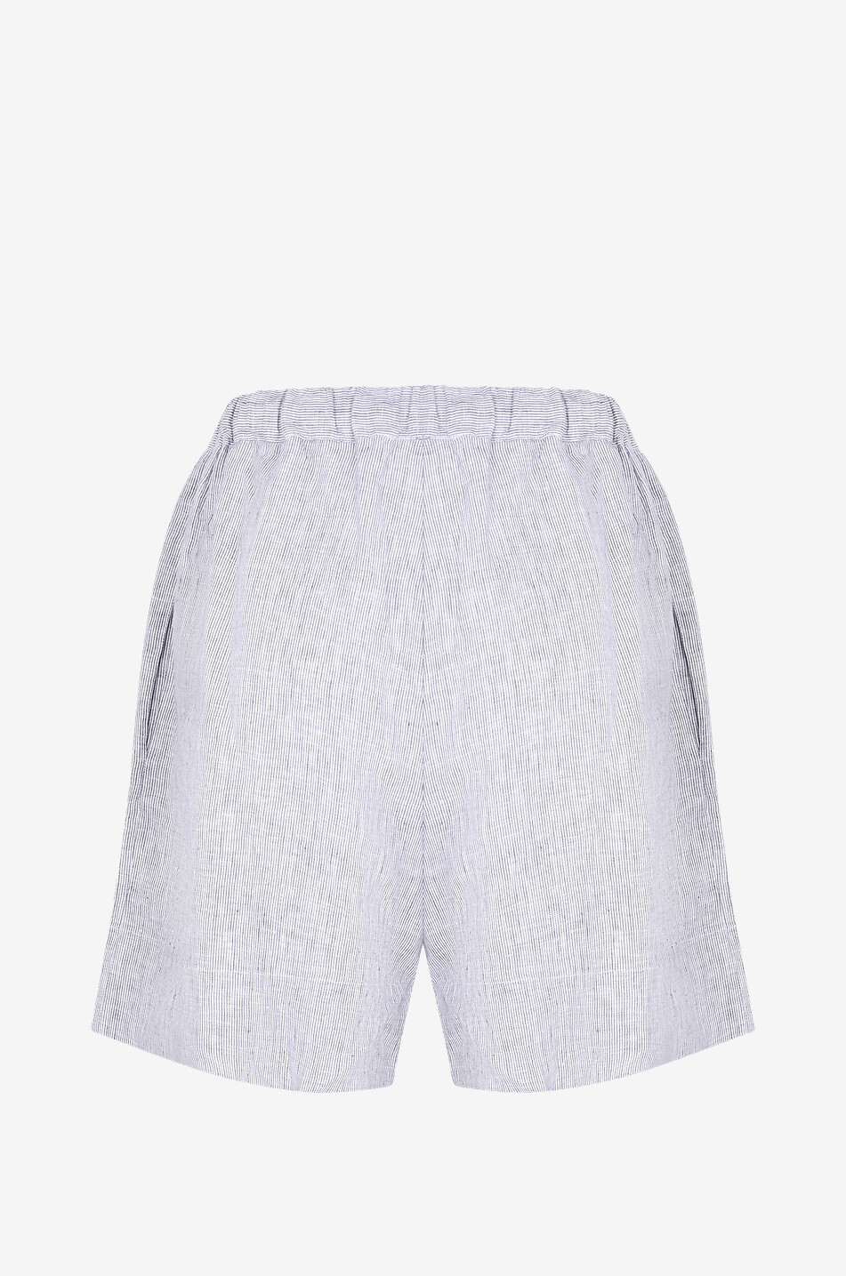 ARTIGIANO Lässige Shorts aus Leinen Damen BLAU 2