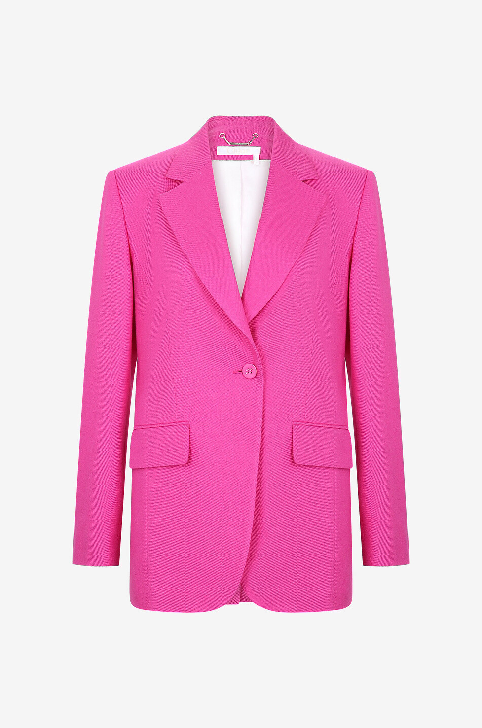 Einreihiger Blazer aus Wolle und Kaschmir