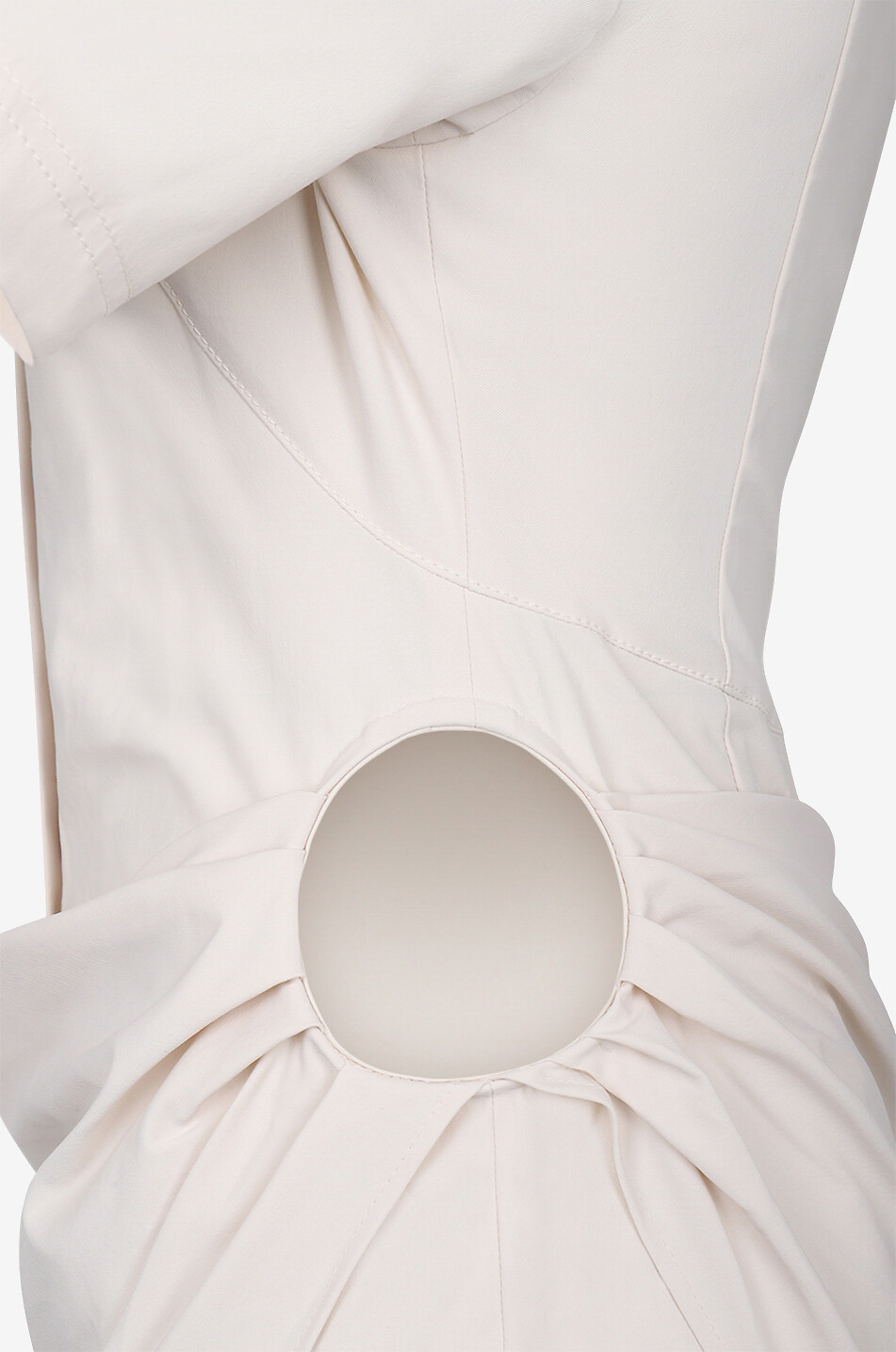 La robe Camisa draped mini shirt dress