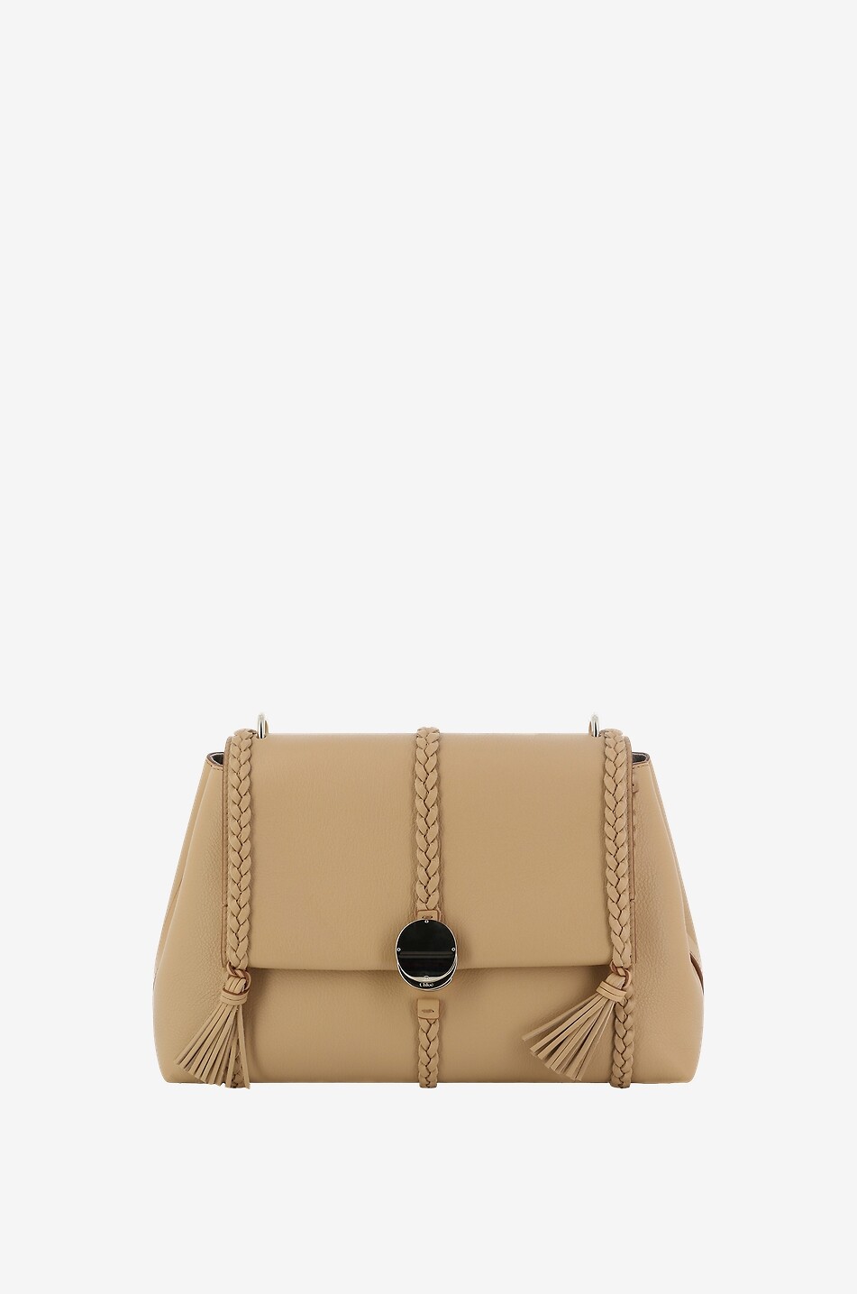 CHLOE Penelope Medium supple grained leather shoulder bag Women BEIGE 1