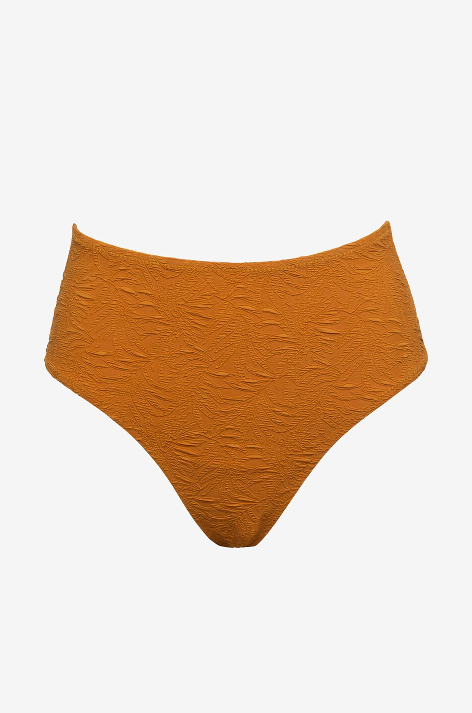 HANNAH ROSEN Jungle high-rise bikini bottom Women COGNAC 1