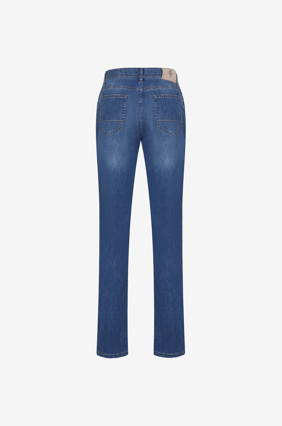 Slim Jeans aus Baumwolle und Leinen Tokyo