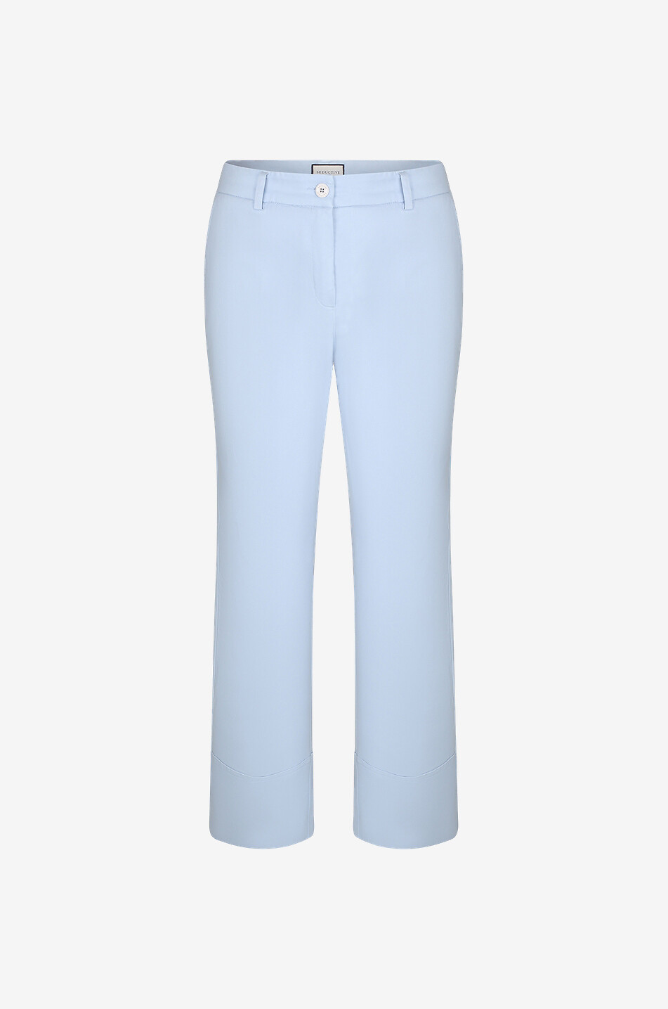 Pantalon droit en coton mélangé Mia