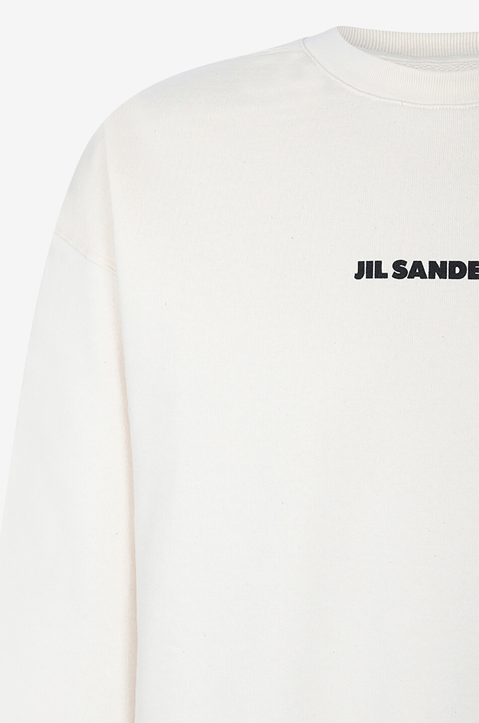 Rundhals-Sweatshirt aus Bio-Baumwolle mit Logoprint