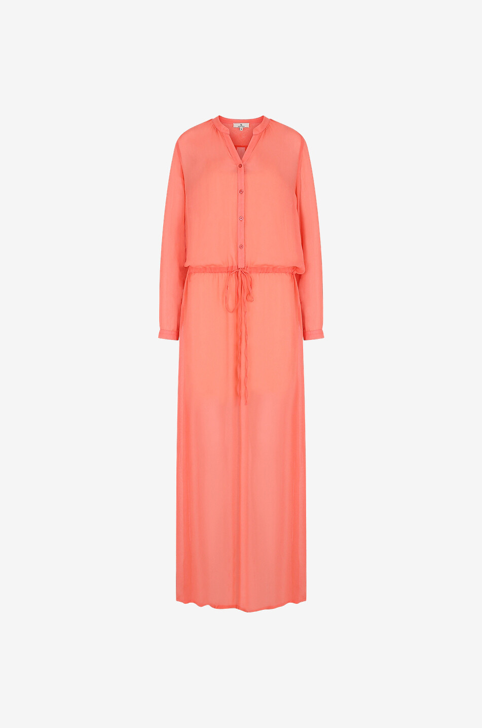 Robe longue en viscose Solid