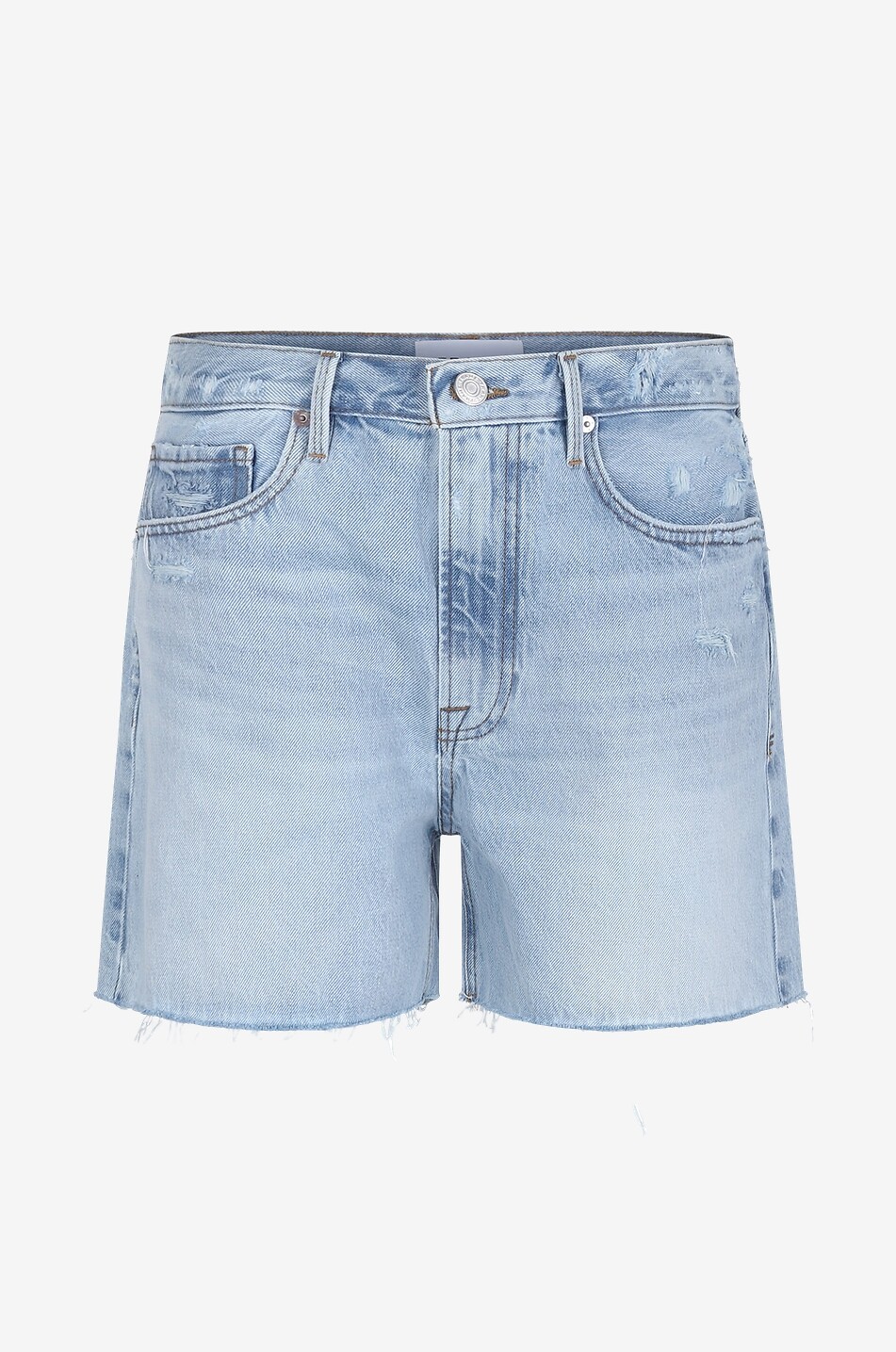 Short en denim vieilli Le Super High Rossum Destruct