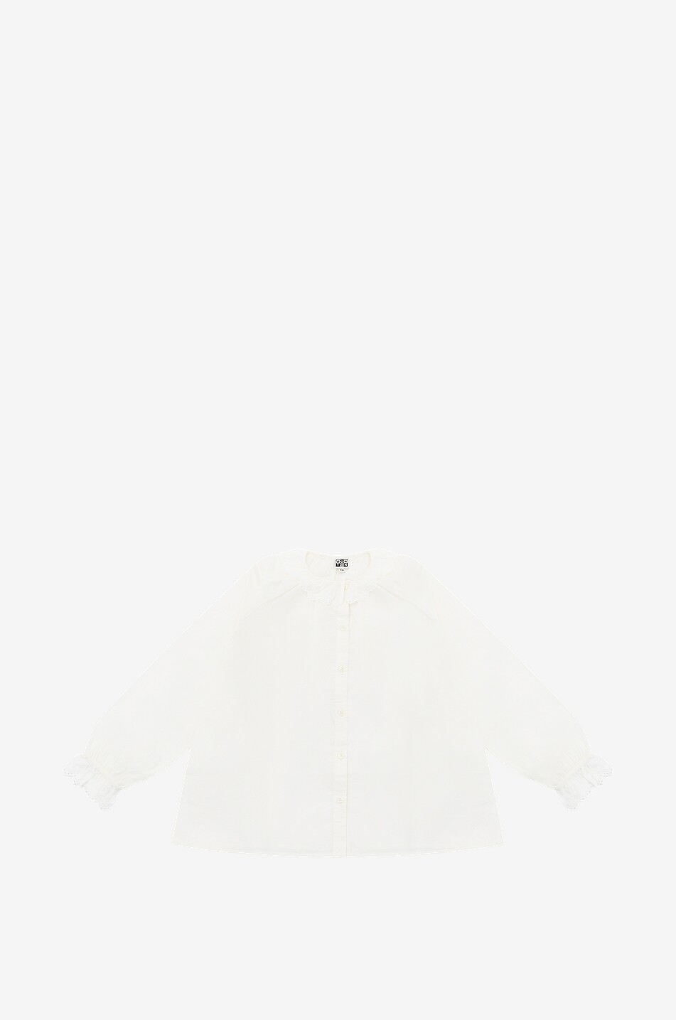 Chemise à manches longues en coton fille Avril