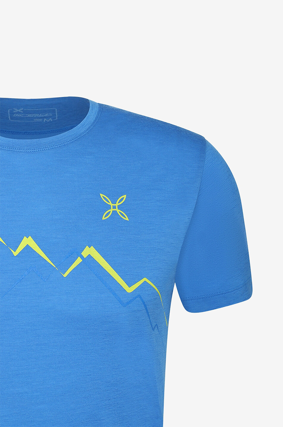 MONTURA T-Shirt aus Merino-Jersey Skyline Herren BLAU 3