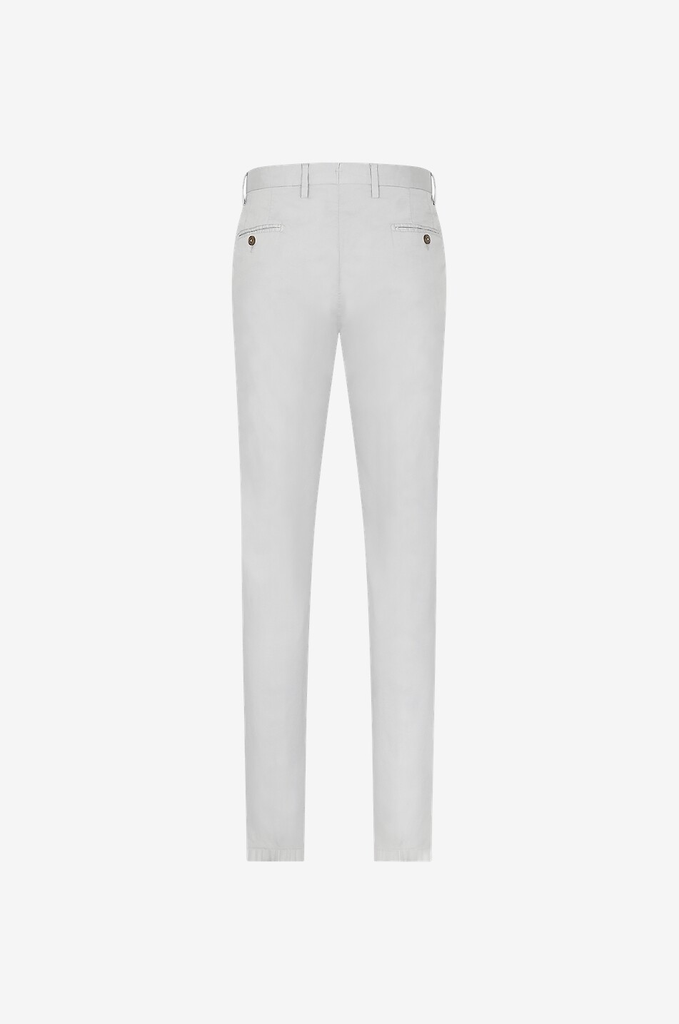 MAURIZIO BALDASSARI Pantalon chino en coton et soie Homme GRIS CLAIR 2