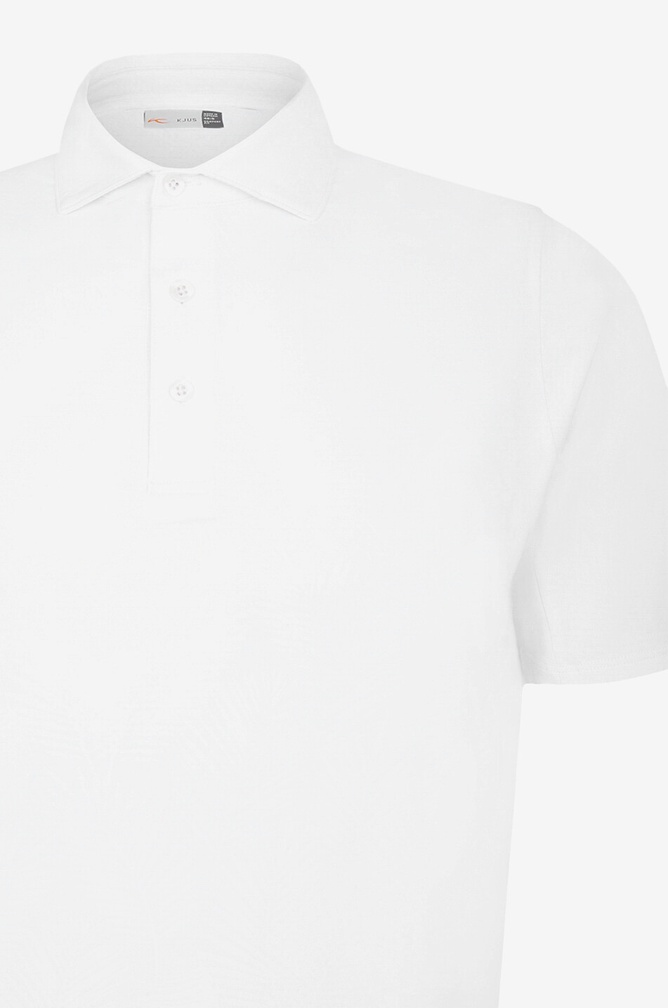 KJUS Polo de golf texturé Motion Embossed Homme BLANC 3