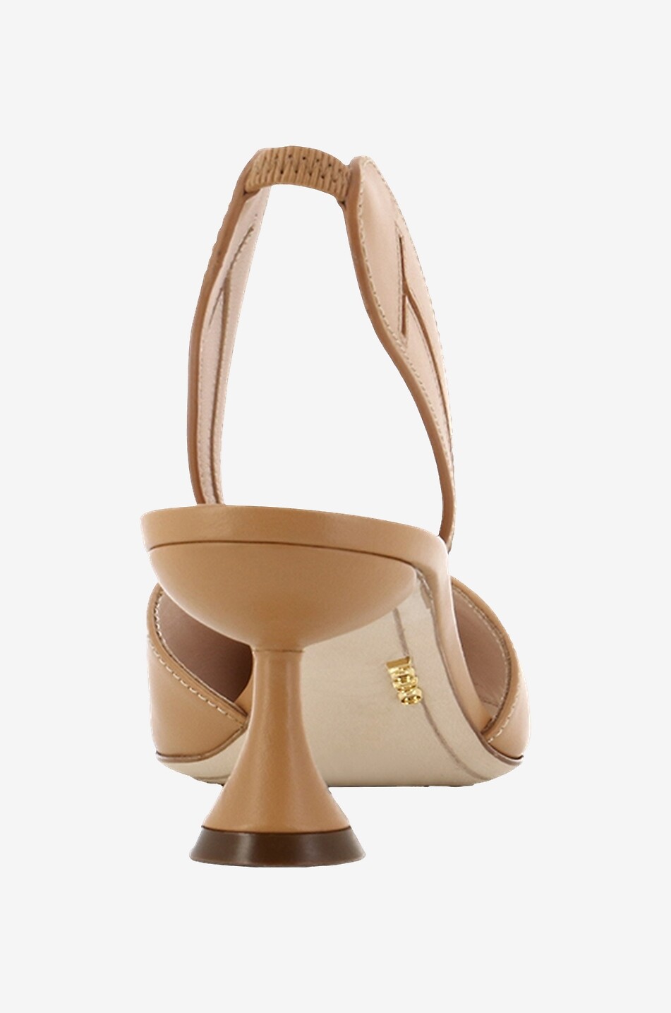 Aira 55 leather-heeled pumps