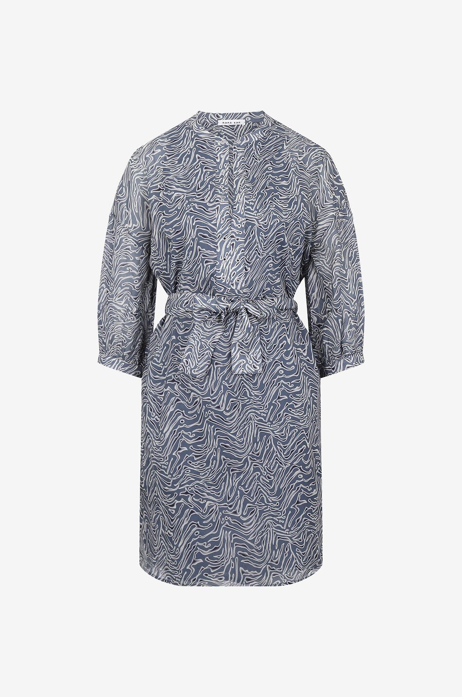 Etienne printed cotton short dress