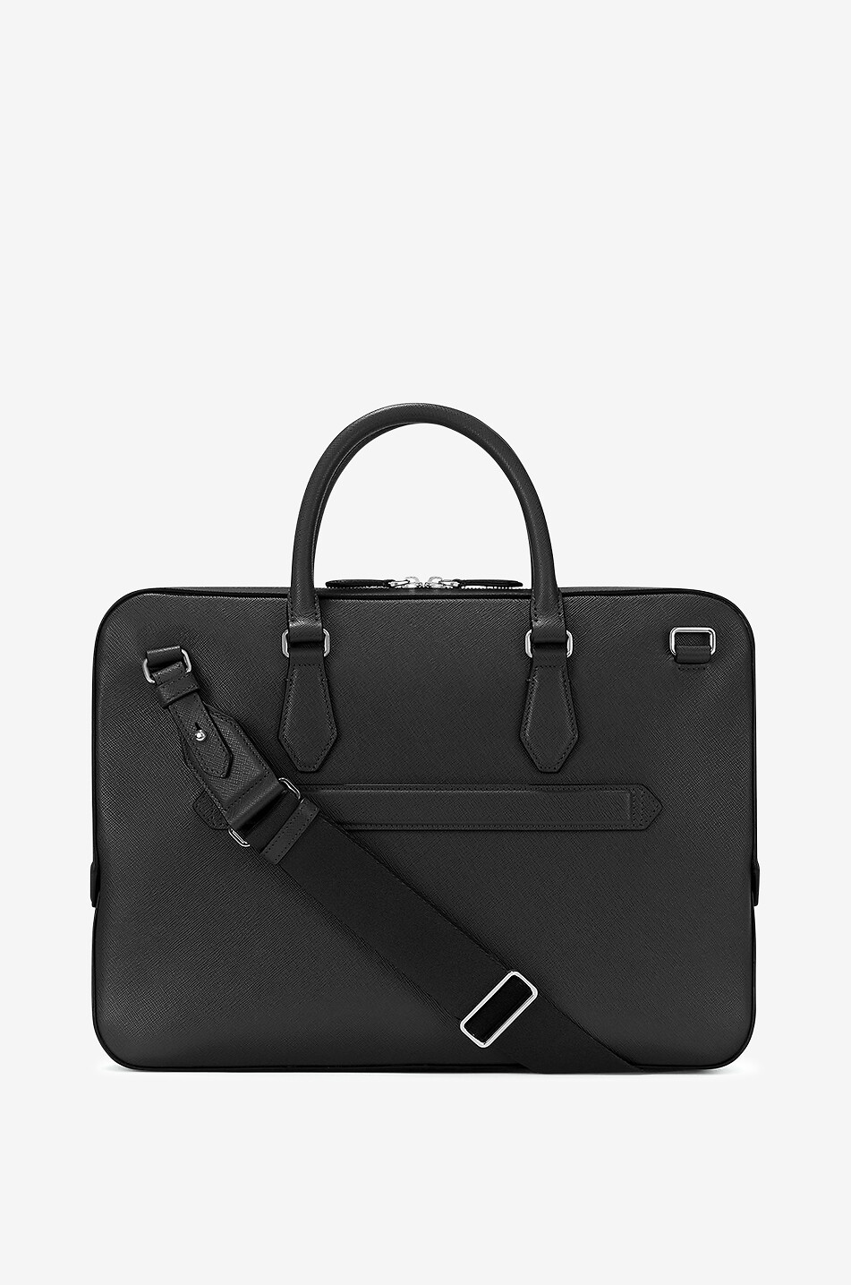 MONTBLANC Porte-document en cuir saffiano Montblanc Sartorial Fin Homme NOIR 3