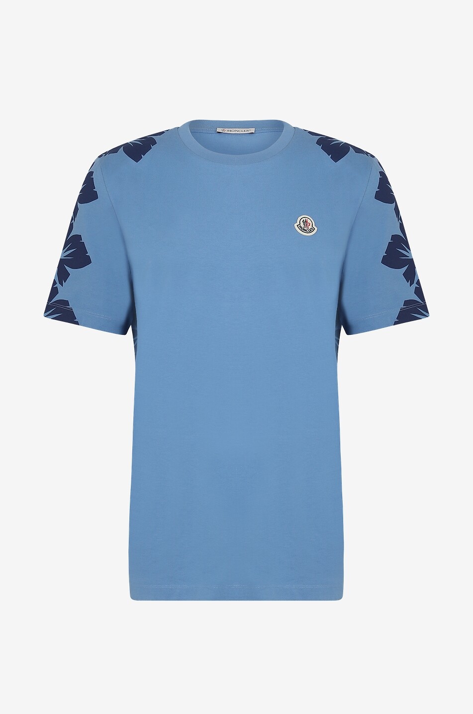 Blue moncler t shirt on sale