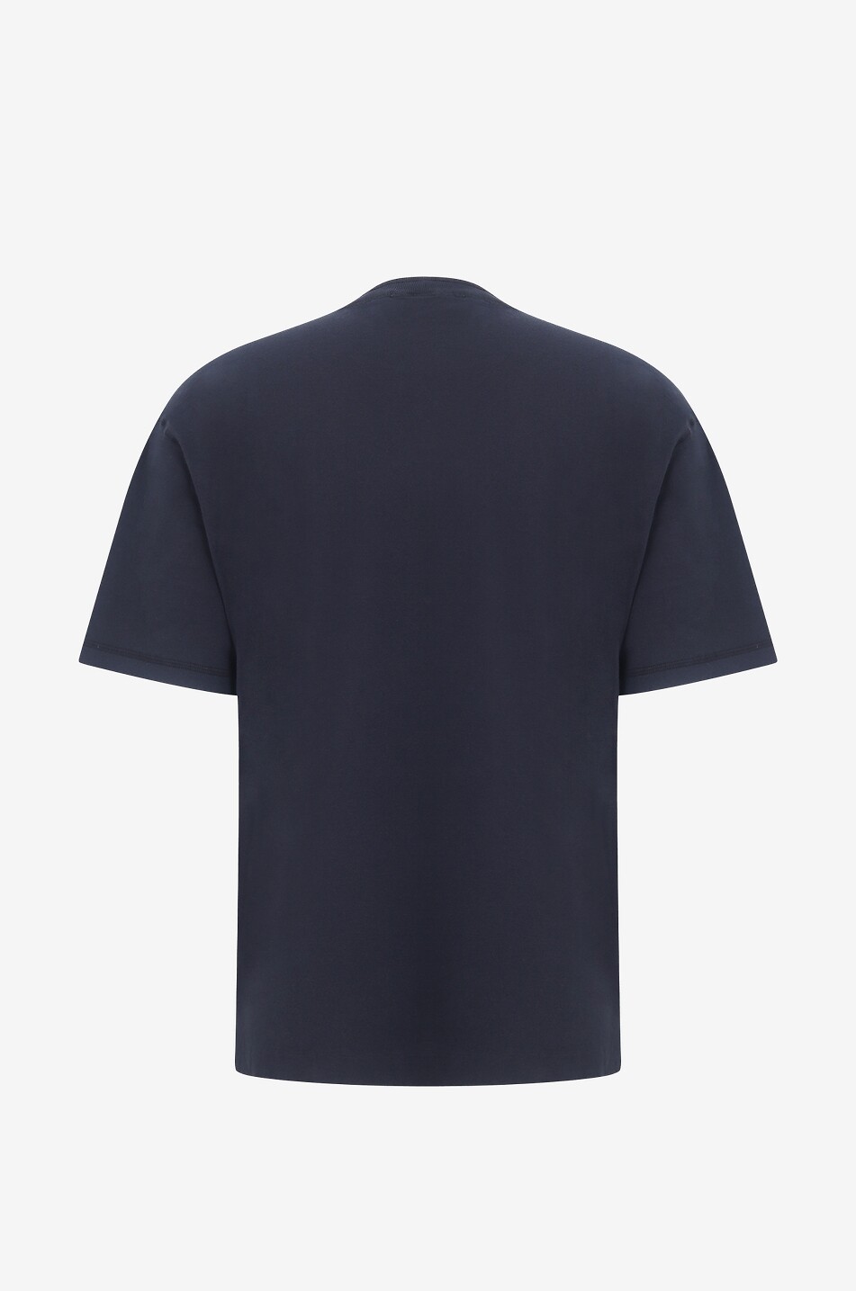 STONE ISLAND T-shirt en jersey bio 20957 Fissato Effect Homme BLEU FONCE 2