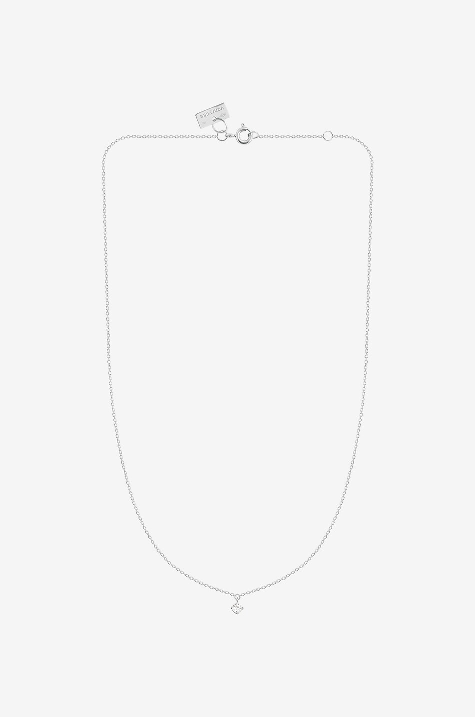VANRYCKE Collier ras du cou en or blanc et diamant Stardust Femme BLANC 1