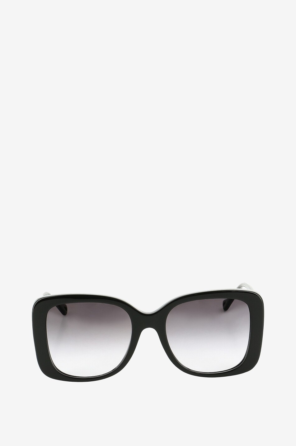 CHLOE Quadratische Oversize-Sonnenbrille Damen SCHWARZ 1