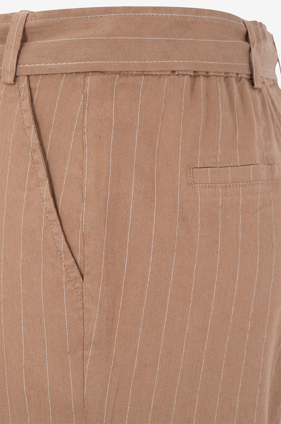 Toni linen and viscose wide-leg trousers