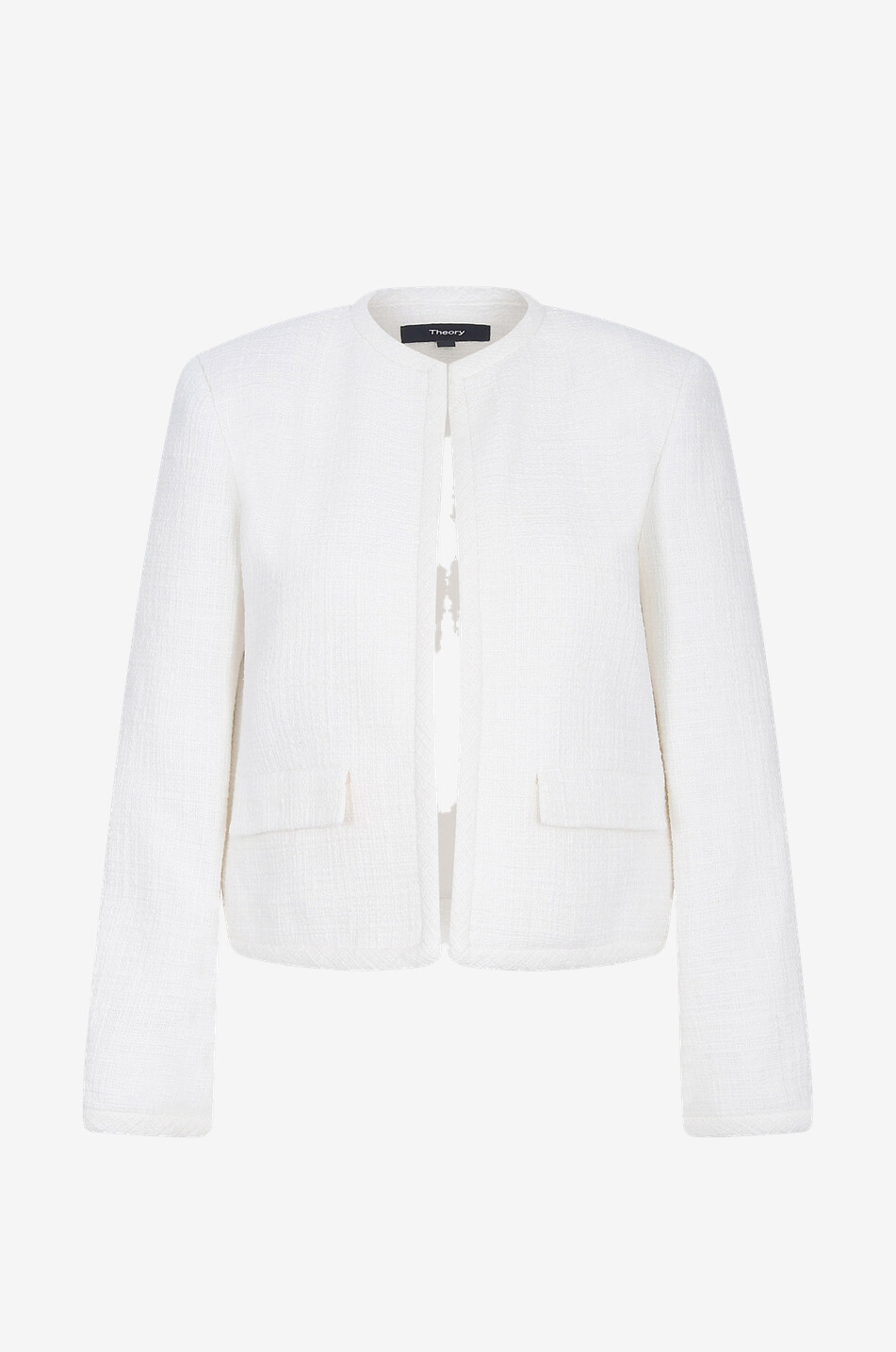 THEORY Cotton tailored jacket Women WHITE 1