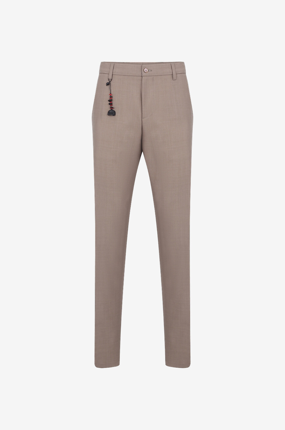 MARCO PESCAROLO Dox classic virgin wool trousers Men LIGHT BROWN 1