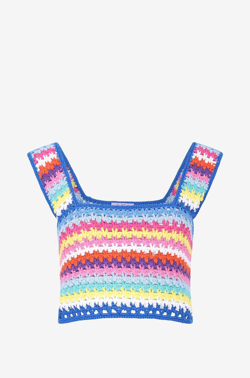 MC2 SAINT BARTH Halima cotton beach top Women MULTI COLOURED 1