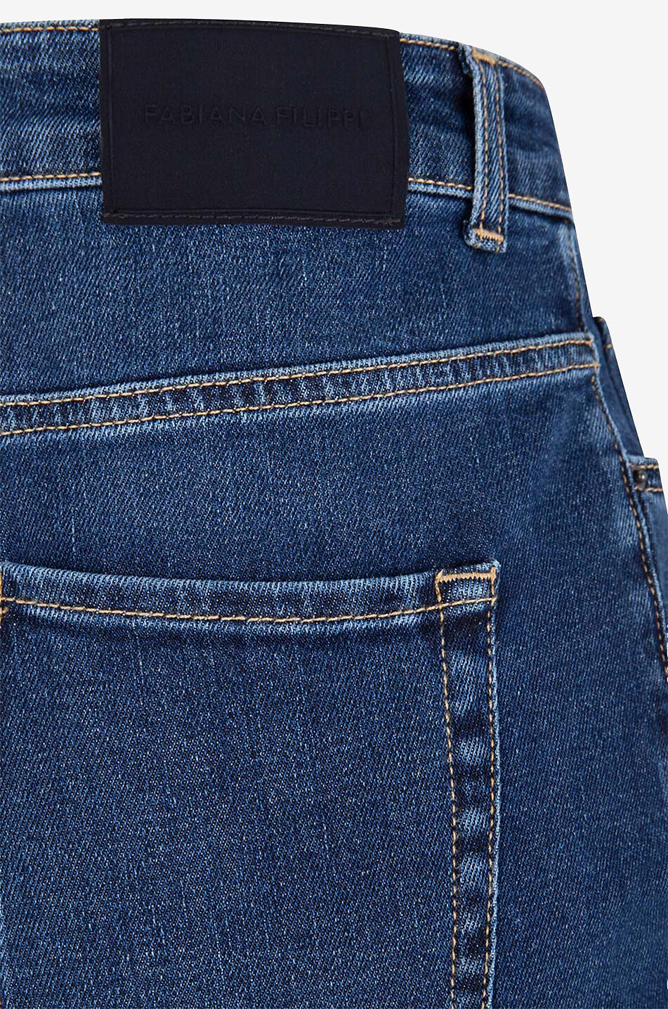 Gerade Jeans mit hoher Taille