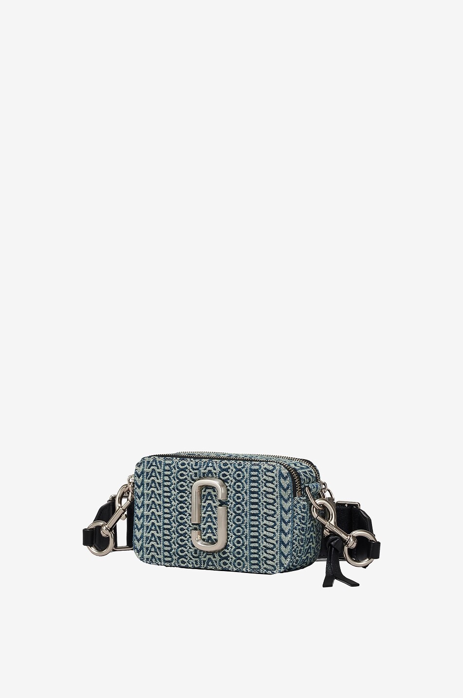 Sac porté croisé The Washed Monogram Denim Snapshot