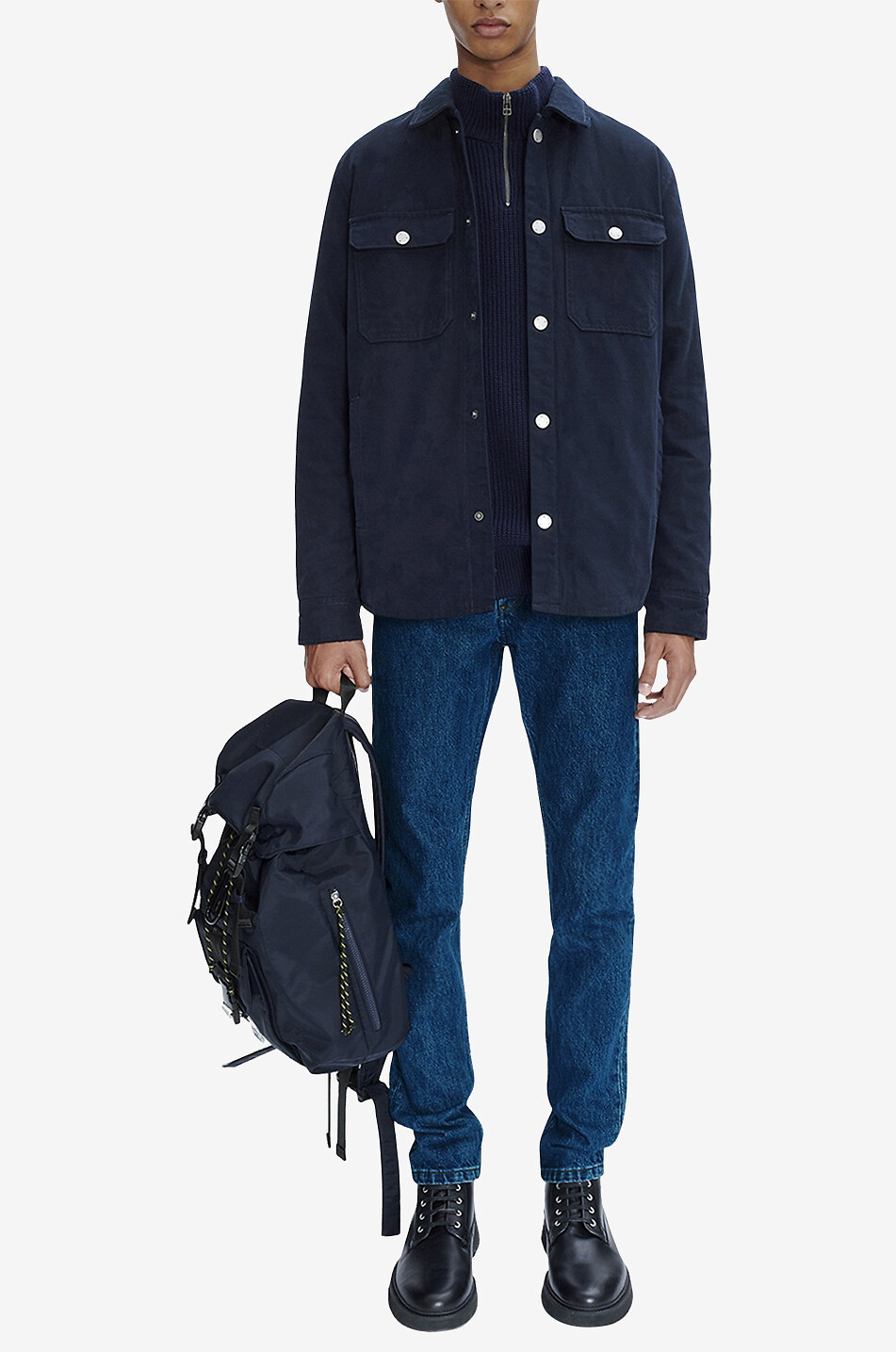 Gabardine-Hemdjacke Alex