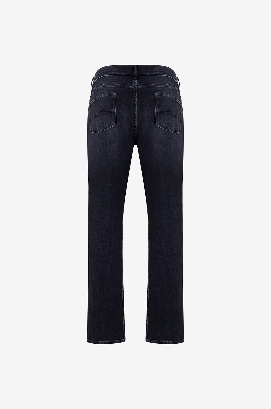 7 FOR ALL MANKIND Slimmy Tapered Stretch Tek Idealist cotton slim fit jeans Men BLACK 2