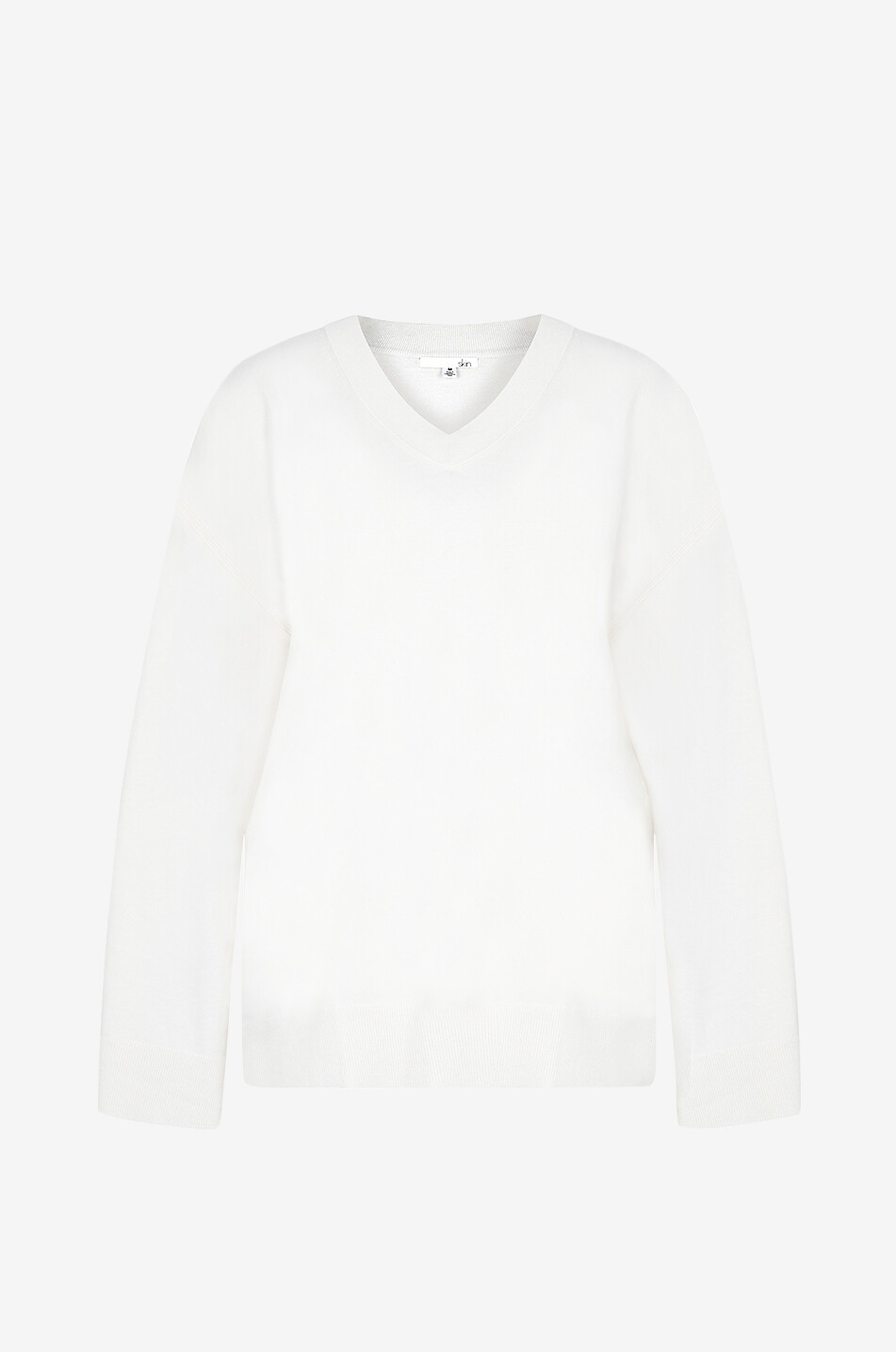Davinah organic cotton V-neck jumper